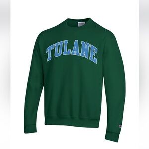 Champion Green Tulane Sweatshirt
